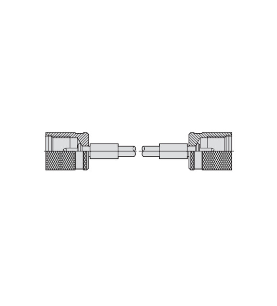 Przewód pomiarowy, M16x1,5 - M16x1,5, L=1000 mm