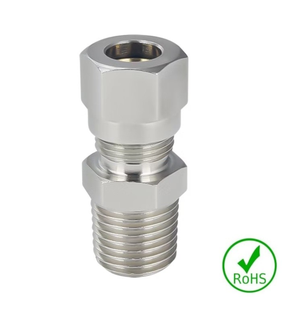 Złączka prosta 08 - GZ 1/4 BSPT, mosiądz