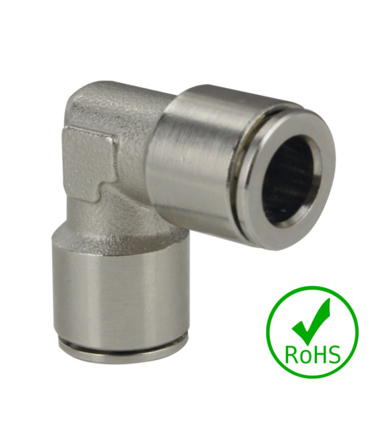 Złączka kątowa 06, stal 316L, 20 bar