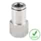 Złączka prosta 12 - GW 1/2 BSP, stal 316L, 20 bar