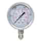 Manometr glicerynowy 0-4 bar, Ø63 mm, 1/4 BSP, przyłącze dolne (radialne), stal 316L/304