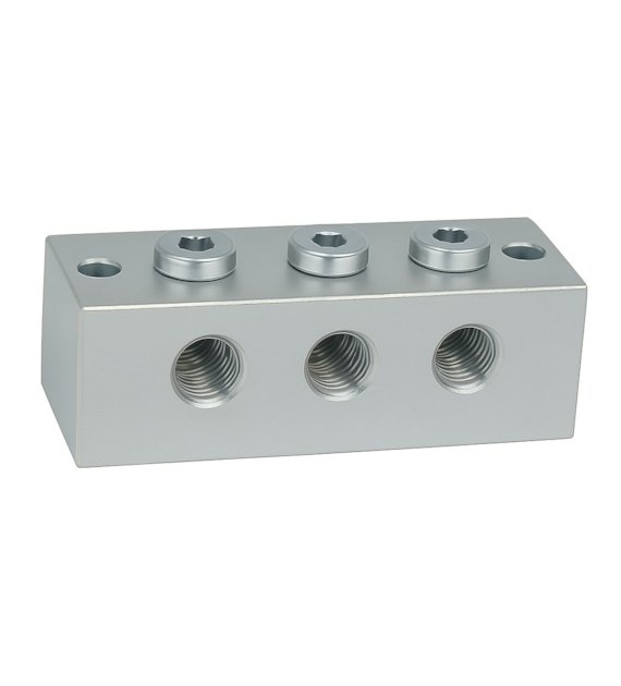 Blok smarowniczy T 3x3 przyłącza M10x1