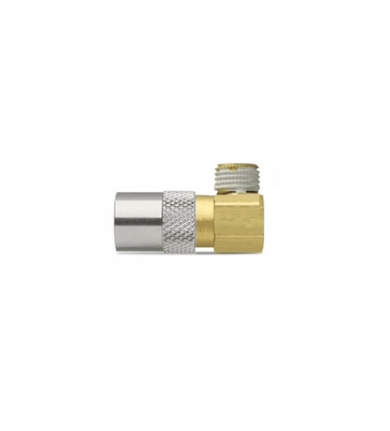 Szybkozłączka INTER-70, 90° z zaworem, GZ-1/4