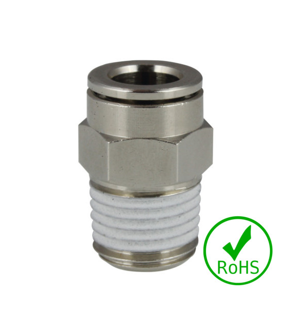 Złączka prosta 04 - GZ R1/8 BSPT, 20 bar