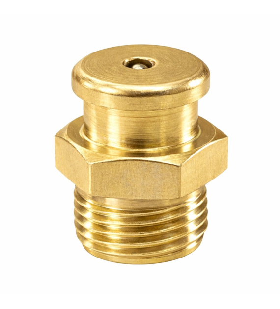 Smarowniczka płaska fi 16 1/4 BSP DIN3404, mosiądz