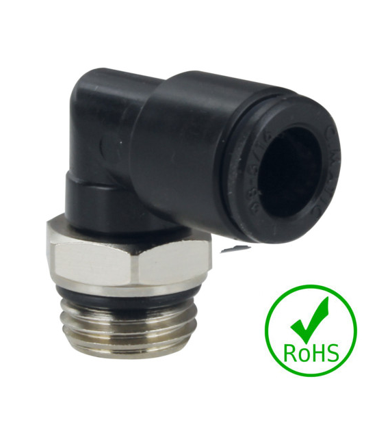 Złączka kątowa 06 - GZ M5x0.8, 18 bar