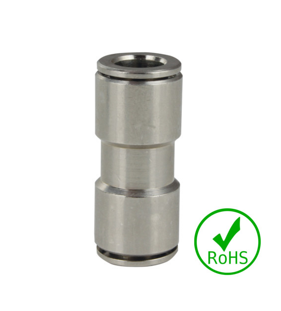 Złączka prosta 06 - 06, stal 316L, 20 bar