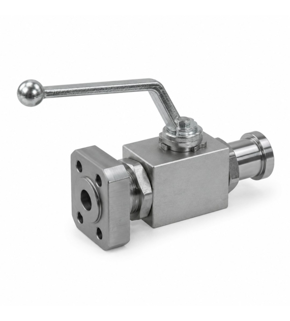 Zawór kulowy kołnierzowy SAE 1/2  3000 PSI