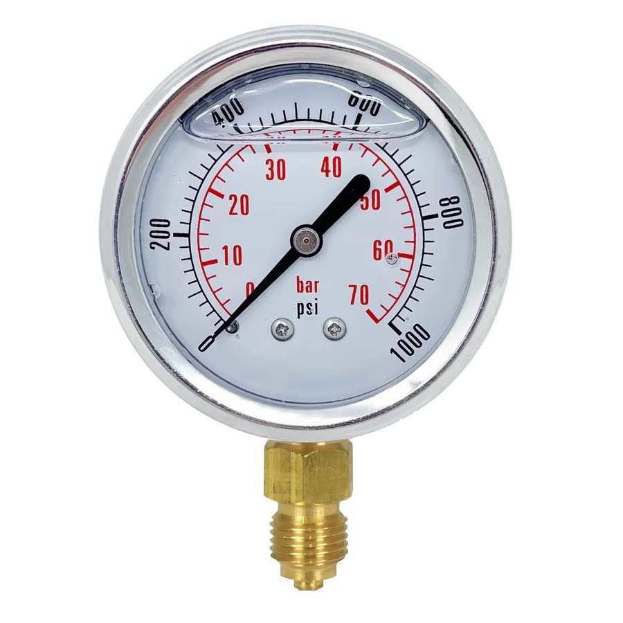 Manometr glicerynowy 0-315 bar (1/2 - radialne)