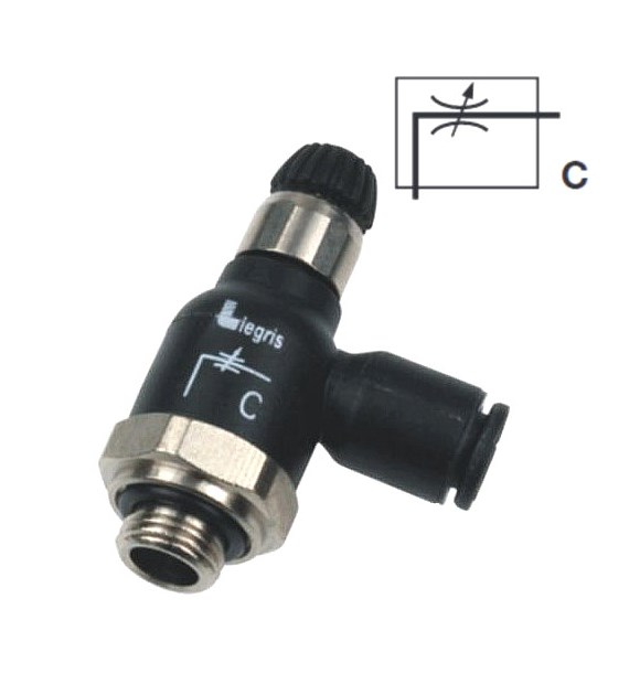 Zawór obustronnie dławiący 04 G-1/8