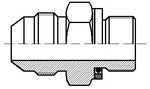 Adaptor JIC GZ 7/8-14 x GZ M18x1,5