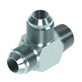 Trójnik JIC GZ 3/4-16 x GZ 1/2 NPT