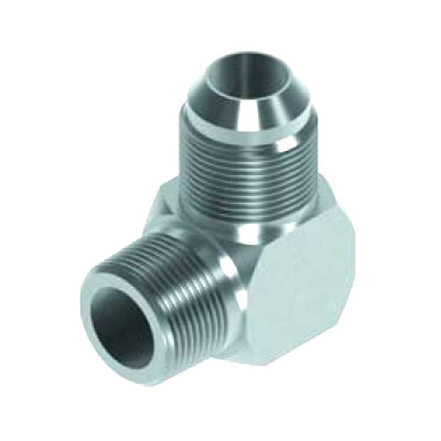 Adaptor kątowy JIC GZ 1/2-20 x GZ 1/8 NPT