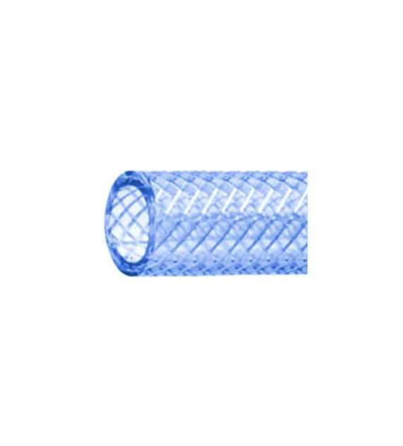 Wąż zbrojony PVC, DN13, 15 bar, T=60°C, 30mb BLUE