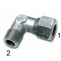 Przyłączka kątowa WE08LLM10X1 stal 316l