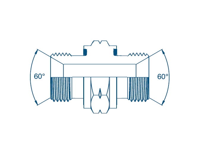Adaptor GZ 1/2 BSP x GZ 1/2 BSP stal 316L