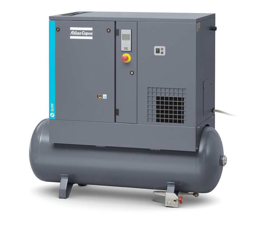 Sprężarka śrubowa Atlas Copco G, 7,5 kW, 10 bar