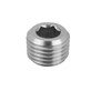 Korek imbusowy, stal 316L, 1/8 NPT, DIN 906