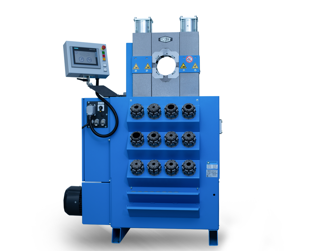 Zakuwarka produkcyjna UNIFLEX z kompletem szczęk