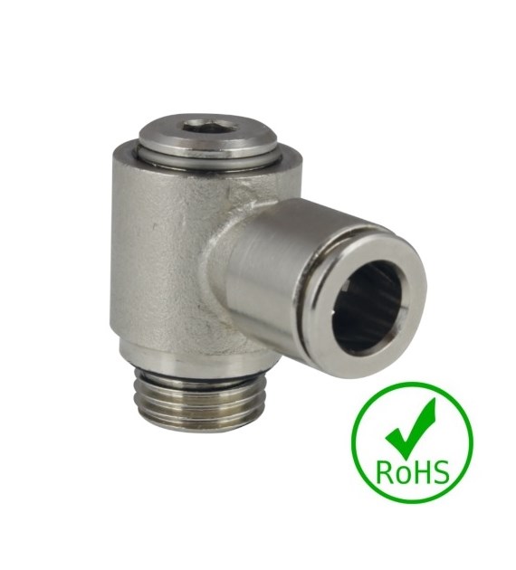 Złączka Banjo, 08 - GZ 1/4 BSP, mosiądz, 20 bar