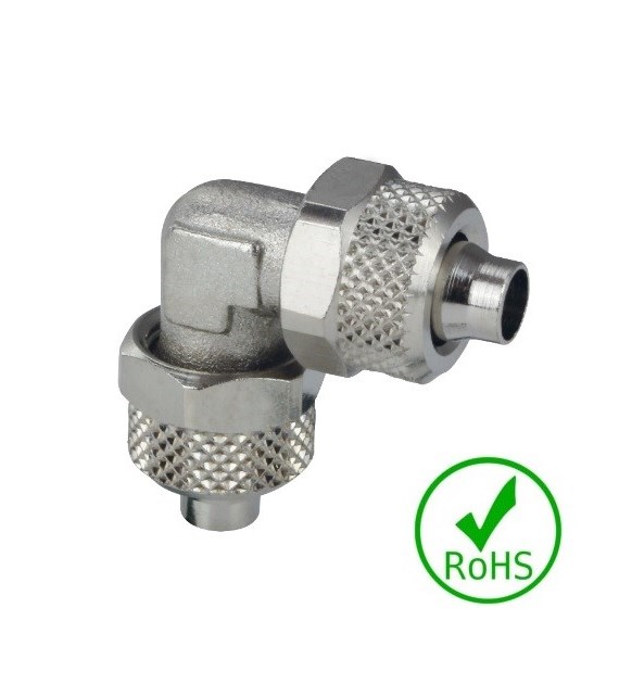 Kolanko skręcane do węża 15/12,5