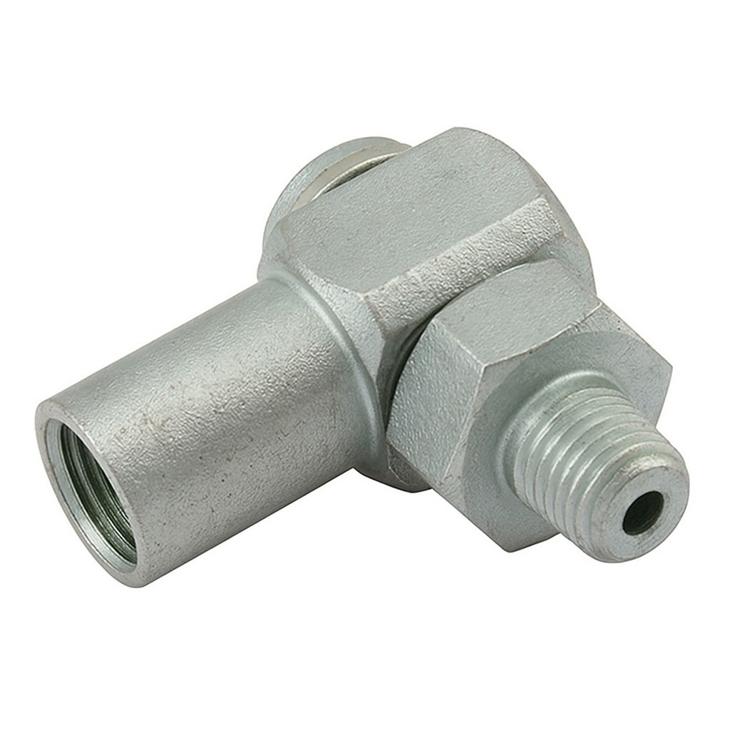 Adaptor kątowy obrotowy GZ G1/8 NPT x GW 1/8 NPT