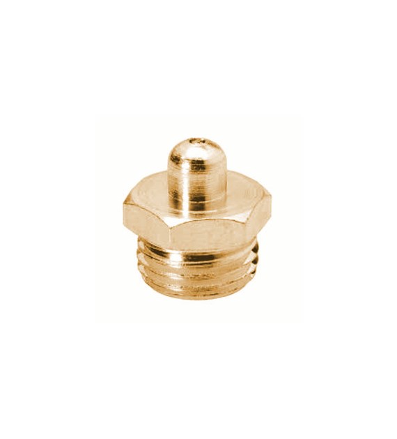 Smarowniczka prosta kulista M8x1 DIN3402A mosiądz