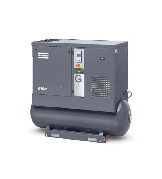 Sprężarka śrubowa Atlas Copco G, 15 kW, 13 bar