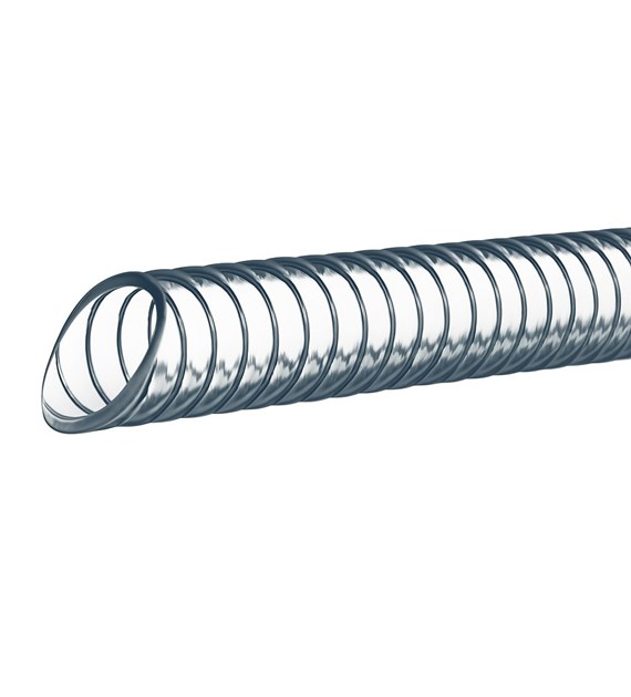 Wąż PVC ze spiralą stalową, DN102, 3,6 bar, T=70°C
