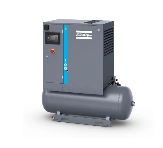 Sprężarka śrubowa Atlas Copco GA, 5,5 kW, 10 bar