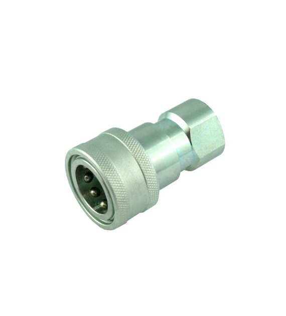 Gniazdo ISO B, DN 6,3, GW 1/4 NPT, stal 316L
