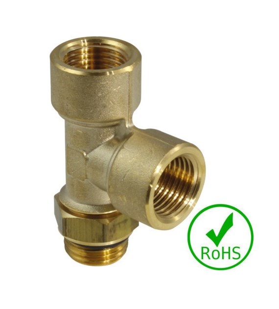 Trójnik asymetryczny 2 x GW M16x1,5 - GZ M16x1,5