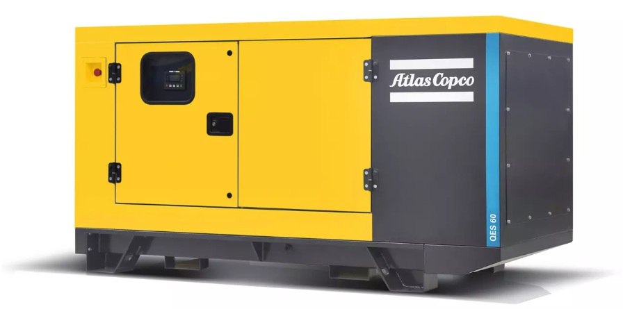 Generator prądu Atlas Copco 61 kVA / 49 kW, ON