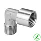 Kolanko GW 1/4 BSP x GZ 1/4 BSPT, stal 316L