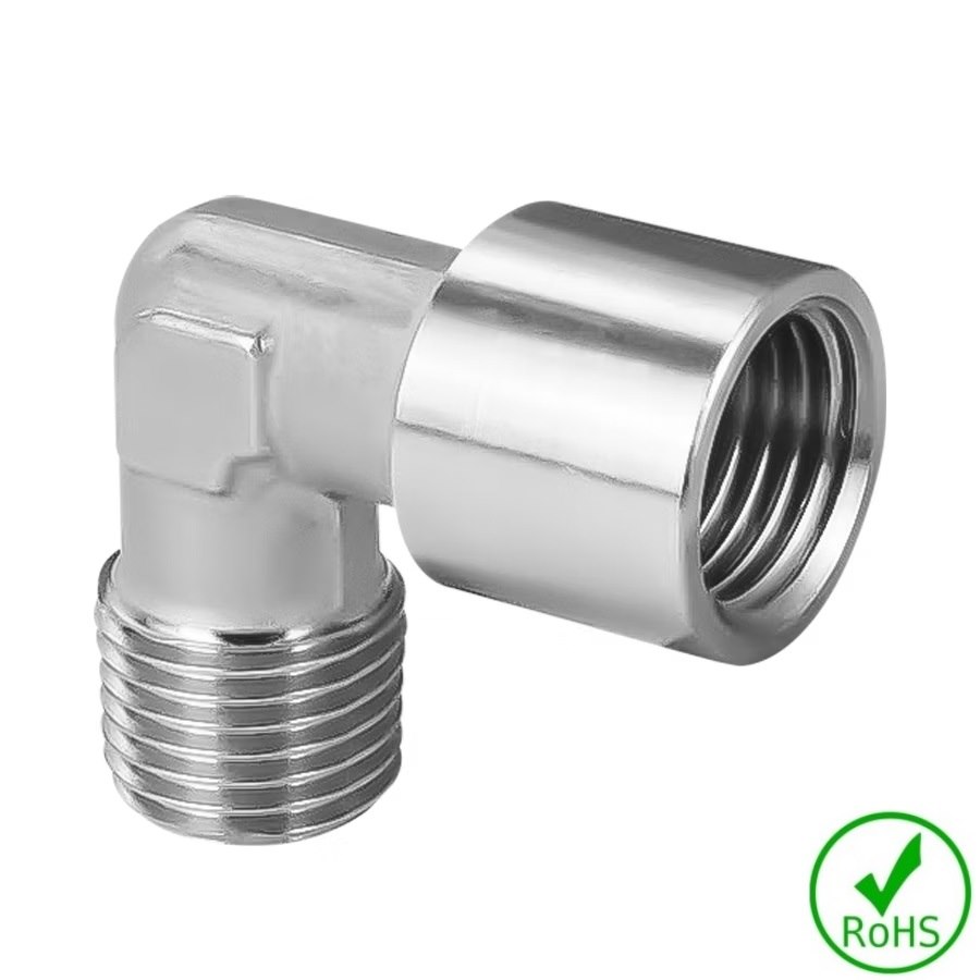 Kolanko GW 1/4 BSP x GZ 1/4 BSPT, stal 316L