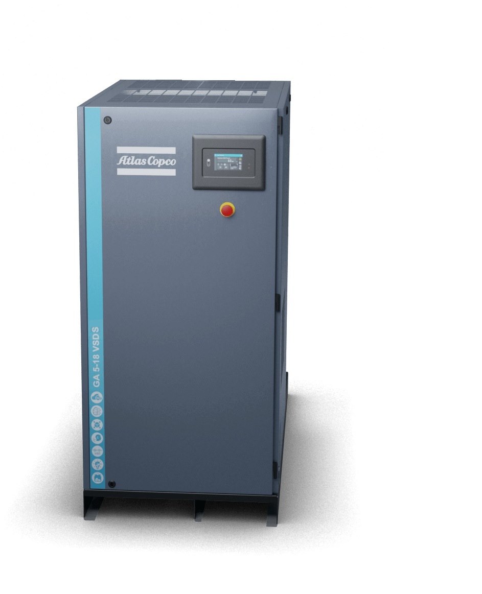 Sprężarka śrubowa Atlas Copco GA, 15 kW, 13 bar