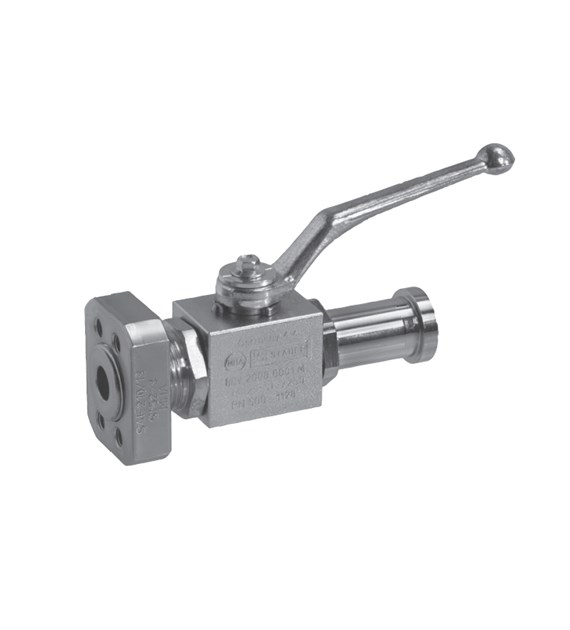 Zawór kulowy kołnierzowy SAE 1/2  3000 PSI