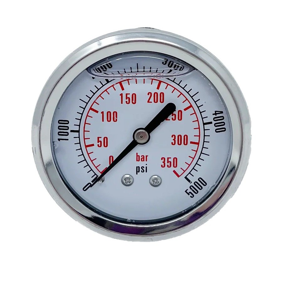 Manometr glicerynowy 0-400 bar (1/4 - tylne)
