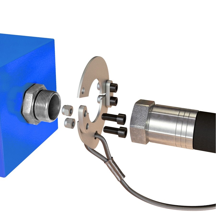 Zabezpieczenie STOPFLEX G-11/2  L=450mm otwarte