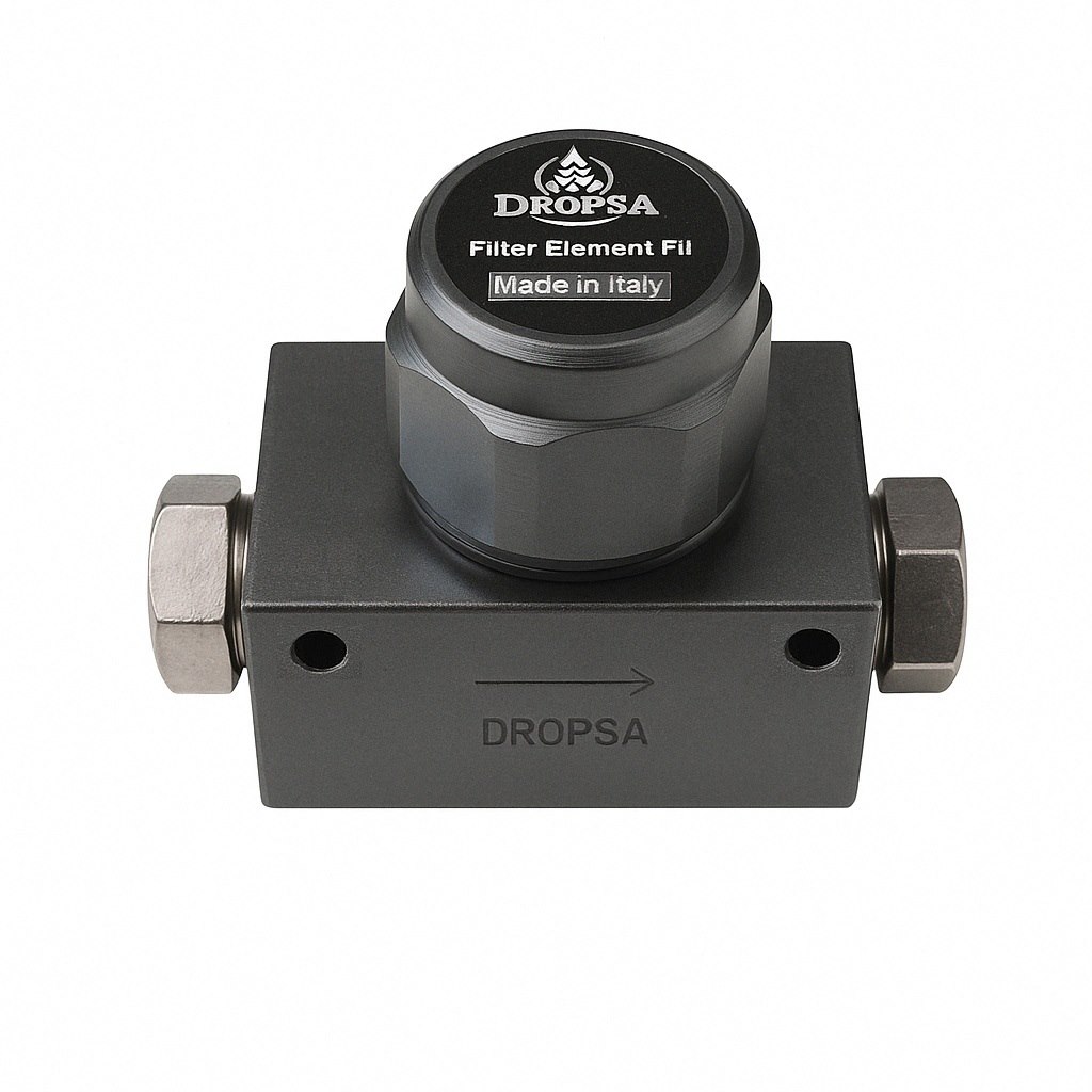 Filtr liniowy 1/4  BSP, 25 µ, Dropsa