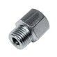 Adaptor GZ G1/8 BSPT x GW M10X1 L=18mm stal 303