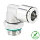 Złączka kątowa 08 - GZ 1/8 BSP, stal 316L, 20 bar