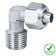 Złączka kątowa 8/6 - GZ 1/8 BSPT, stal 316L