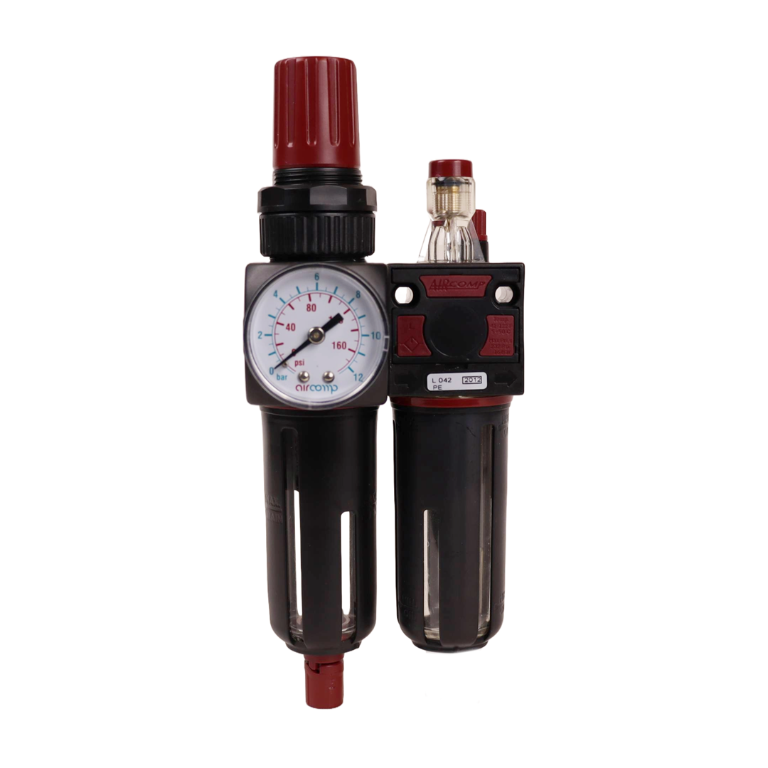 Stacja Aircomp 3/8  półautomat; 0-12 bar, 5 µm