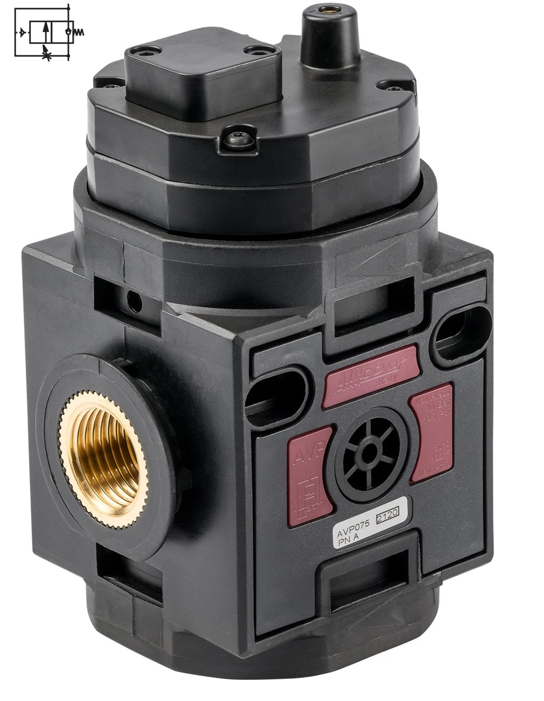 Zawór powolnego startu Aircomp 1/4  BSP
