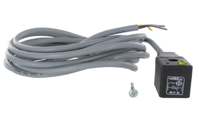 Wtyczka 22 mm z diodą LED 230 V i kablem 3 m