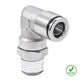 Złączka kątowa obrotowa 04 - GZ R1/8 BSPT, 20 bar