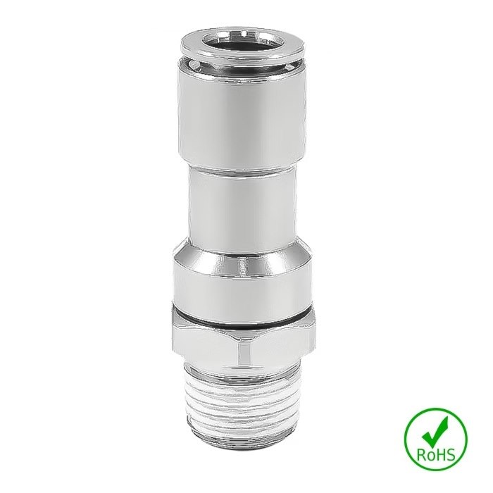 Złączka prosta obrotowa 12 - GZ R1/2 BSPT, 20 bar