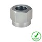 Nakrętka na rurę 12 mm - M18x1,5, mosiądz