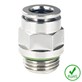Złączka 04 - GZ M5x0.8, 20 bar, mosiądz, FDA